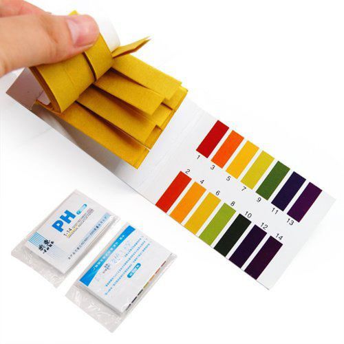 Indicator testrips 1-14 paper litmus tester urine &amp; saliva 160 ph ss xmas for sale