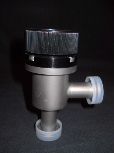 Kurt j. lesker norcal ss 30mm flange manual bellows sealed angle valve for sale