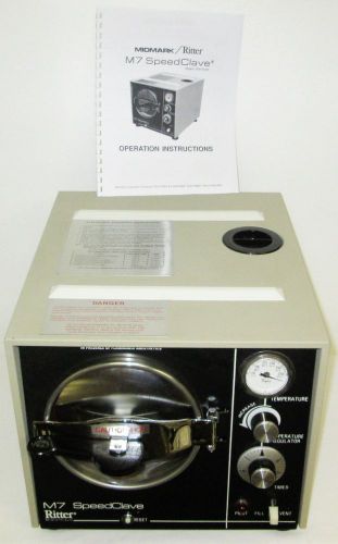 Midmark Ritter M7 Speedclave Sterilizer Autoclave,  Good Working Condition !!!!!