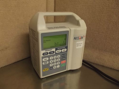 Abbott acclaim encore medical iv infusion pump with cord good unit, look! ah05 for sale