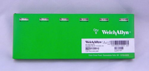 Welch Allyn OEM 01300-U 2.5v Replacement Vacuum Lamp Bulb - 6 Pack