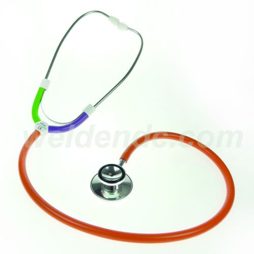 Stethoscope Dual Head MultiColor MADE IN GERMANY! ORANG/LIME/PURPLE, Kids Ok!!!!