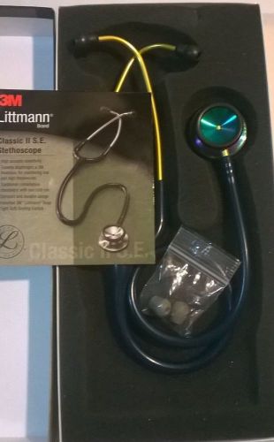 3M LITTMANN CLASSIC II SE STETHOSCOPE - RAINBOW-FINISH CHESTPIECE CARIBBEAN BLUE