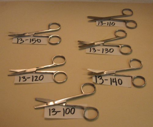 OPERATING SCISSOR SET OF 6 (13-150,13-120,13-100,13-110,13-130,13-140) (P)