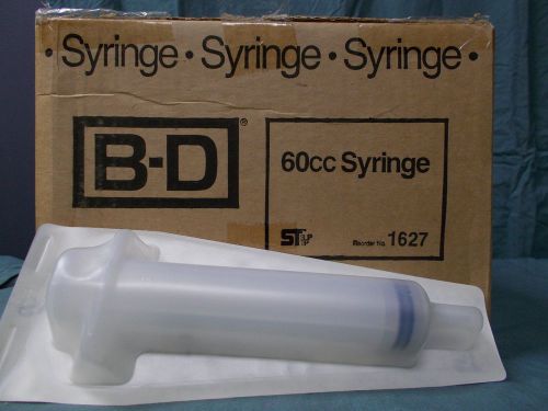 Becton dickinson 60cc syringe st slip tip case of 30 new for sale