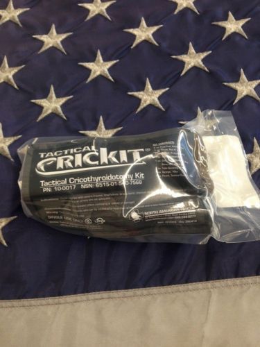 CRICKIT Tactical NAR Cricothyroidotomy Kit 08/2016 NSN#6515-01-540-7568  10-0017