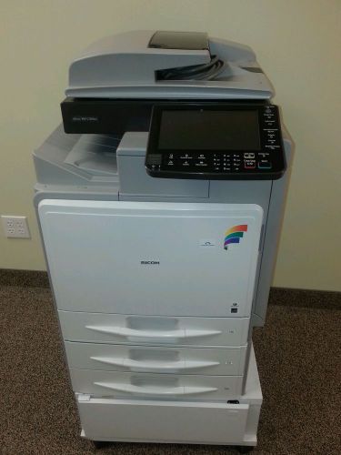 RICOH MPC400SR COPIER PRINTER SCANNER FAX WITH METER AT 4338 COLOR &amp; 34567 BLACK