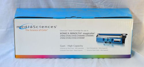 Mediasciences clearcase toner cyan high capacity for minolta 2400-2500