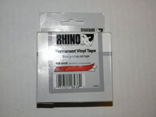 Dymo 18438 1/2&#034; Vinyl Tape - Red