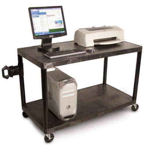 Luxor LEW32 Black Laminator Work Center Cart Free Shipping