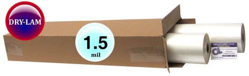 Qty 4 rolls school-lam laminating film 25&#034; x 500&#039; 1.4 mil 1&#034; core for sale