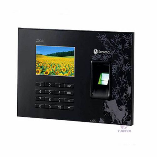 Really fingerprint attendance machine ZDC50 USB Disk English system Color screen