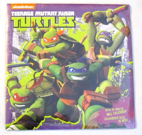 Teenage Mutant Ninja Turtles* 2015 Calendar*12 month*NEW sealed*TMNT*by Vista*