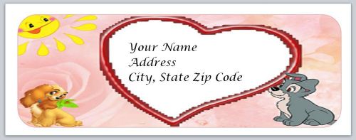 30 Cartoon Personalized Return Address Labels Buy 3 get 1 free (bo10)