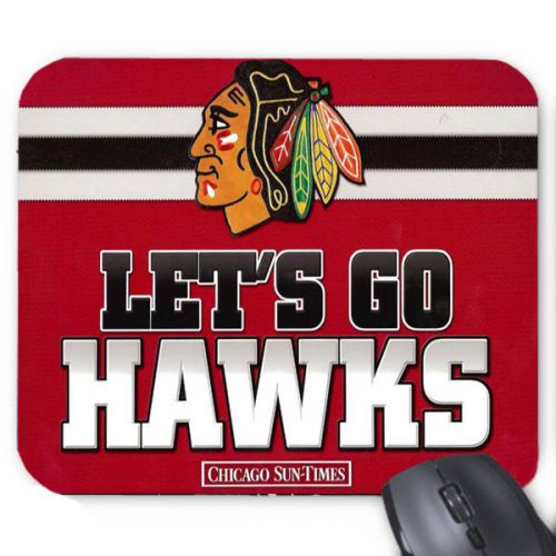 Let&#039;s Go Hawaks Logo Mouse Pad Mat Mousepad Hot Gift