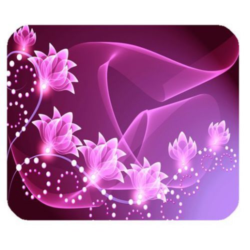 Floral Pattern Mouse Pad Mat in Medium Size 003