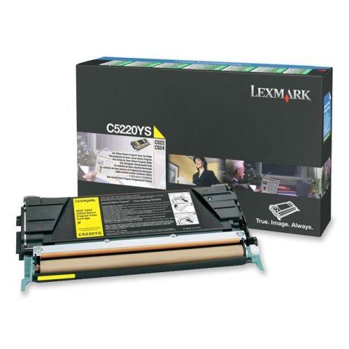 Lexmark - bpd supplies c5220ys yellow return program toner for sale