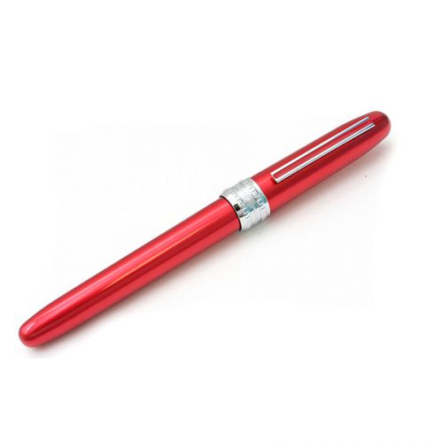 Platinum Plaisir Fountain Pen, Red Barrel, Medium Point, Black Ink