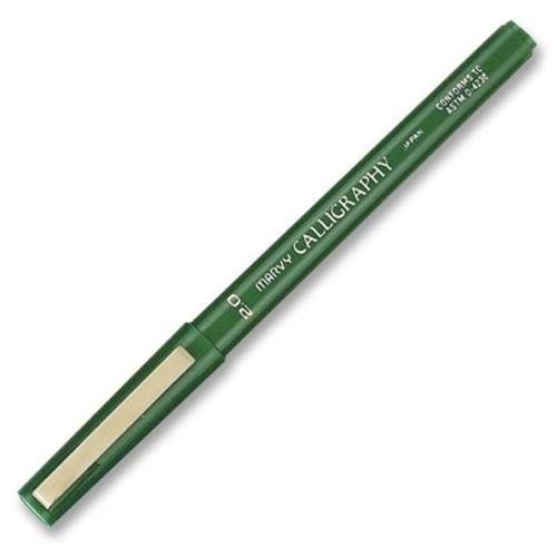 Marvy Calligraphy Marker - Fine Pen Point Type - 2 Mm Pen Point Size - (6000fs4)