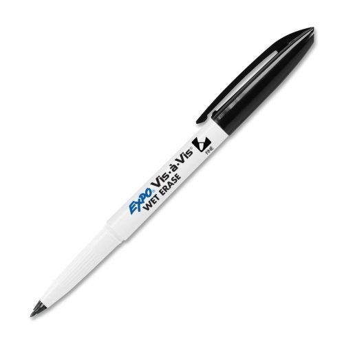 Expo Vis--vis Wet Erase Overhead Transparency Marker - Fine Marker Point (16001)