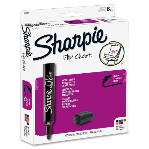 Sharpie Flip Chart Bullet Tip Markers 8 Colors