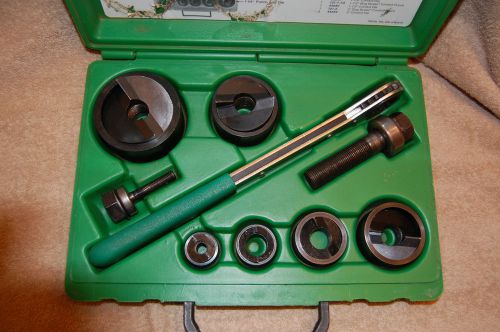 Greenlee 7238SB Slug-Buster Knockout Set &amp; Ratchet Wrench 1/2&#034; - 2&#034;