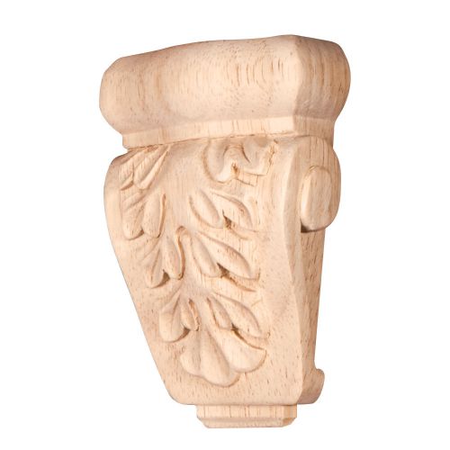 Small Corbel 2-7/8&#034; x 1-1/2&#034; x 4-1/2&#034; Species: Rubberwood