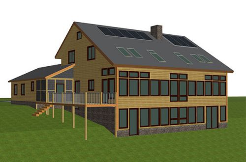 Survival EMP ENERTIA Extreme  Solar Log Home Package