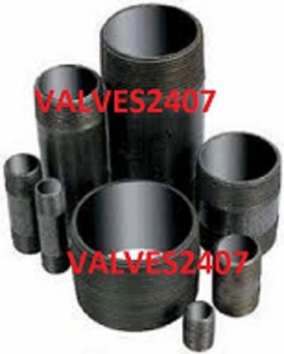 (25) 3/4 X 12 XH BLACK SEAMLESS PIPE NIPPLES TBE  (BRAND NEW)