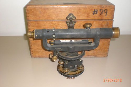 Antique Surveyor&#039;s Transit in original wood case