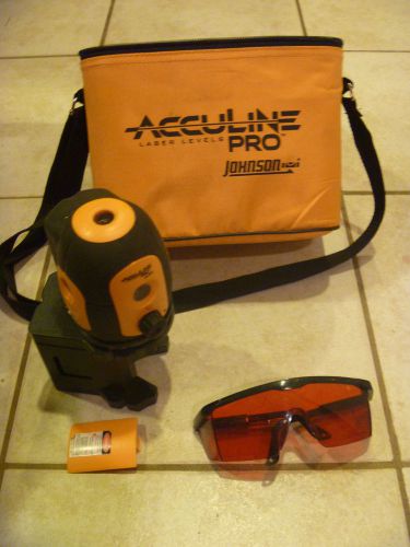Acculine pro 40-6680 level self leveling 5 beam with case and tinted goggles for sale