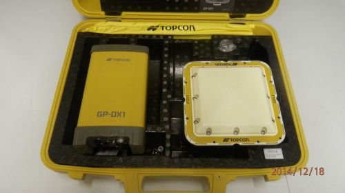 Topcon GP-DX1 dual frequency L1 L2 GPS base station receiver with antenna