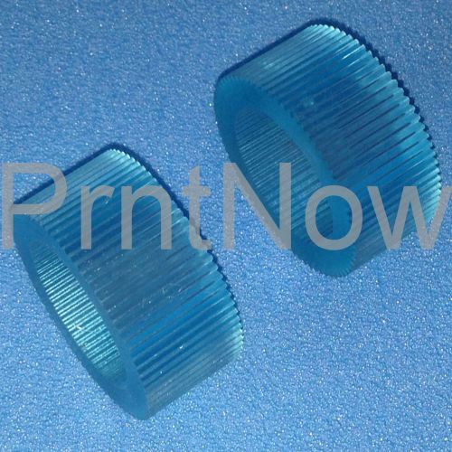 2 New Risograph Riso Blue Feed Tires GR Pickup Rollers GR3770 GR3750 GR3710