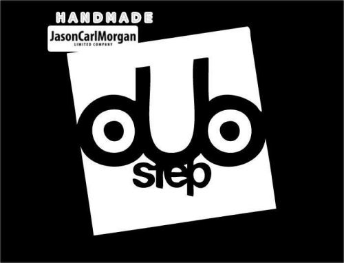 JCM® Iron On Applique Decal, Dubstep White