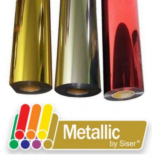 1 sheet *metallic silver* siser easyweed heat transfer vinyl 12&#034; x 12&#034; iron on for sale