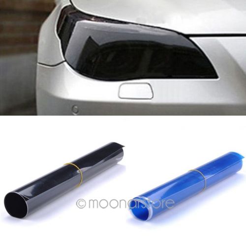 Auto Car Smoke Fog Light Lamp Headlight Taillight Tint Vinyl Film Sheet Sticker