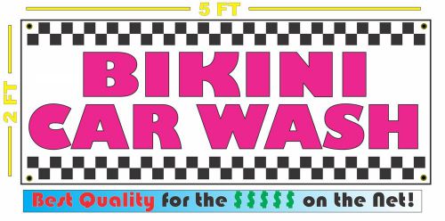 Bikini car wash banner sign new larger size for adult club bar spring break for sale