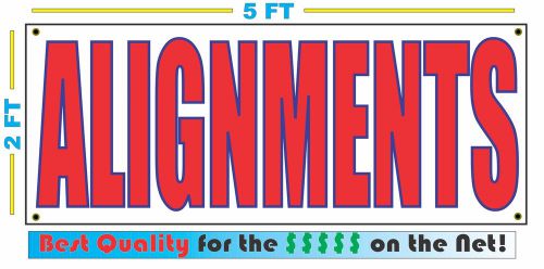 ALIGNMENTS Full Color Banner Sign NEW XXL Size Best Quality for the $$$ Car Tire