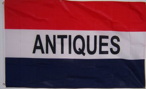 NEW 3ftx5ft ANTIQUES SIGN BANNER FLAG