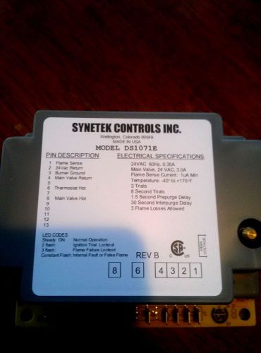 Adc dryer control box / spark box  synetek ds3-a, ds1071e for sale