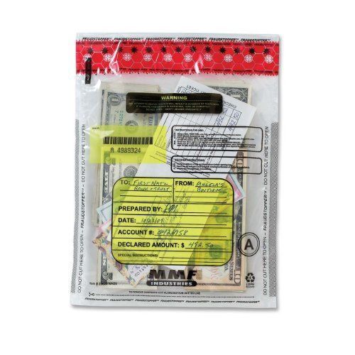 Mmf tamper-evident deposit bag - 12&#034; x 16&#034; - 2.75 mil [70 &amp;micro;m] (2362010n20) for sale