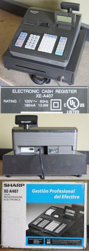 SHARP XEA407 ADVANCED REPORTING CASH REGISTER