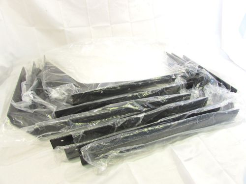 15X21BLACK LARGE WORK STATION BRACKET 3RIGHTS 3LEFTS (BOX OF 3 PAIRS) ***NIB***