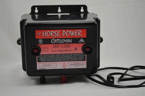 Horse power cattleman hp-1200 fence charger for sale