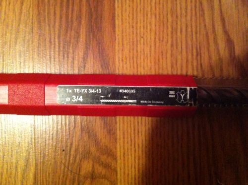 Hilti 1x TE-yx 3/4-13 Concret Bit