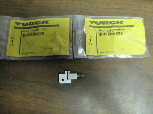 New Turck Clamp KLN 3 KLN3 KLEMMSTUECK 6970504 Lot of 2