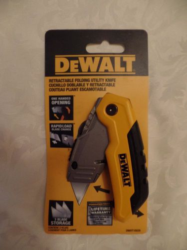 Dewalt Retractable Folding Utility Knife.