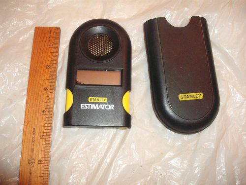 STANLEY estimator 39-030 ultrasonic measuring divice case &amp;belt cilp free S&amp;H