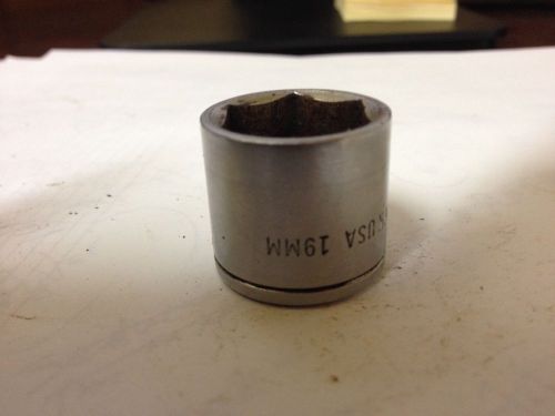 Proto blackhawk 19mm socket 3/8&#034; drive 6 point part number 32019m for sale