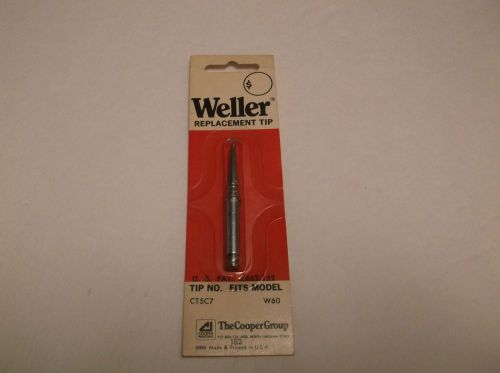 CT5C7 WELLER SOLDER TIP FOR MODEL W60 (USA)